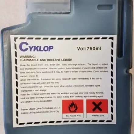 Cyklop Ink MEK BLK 750 ml
