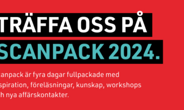 Inbjudan till Scanpack 2024 på Svenska Mässan, Göteborg
